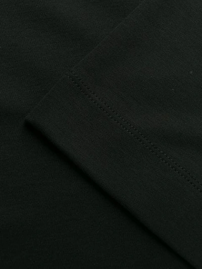 Shop Diesel Black Gold Round Neck T-shirt In Black