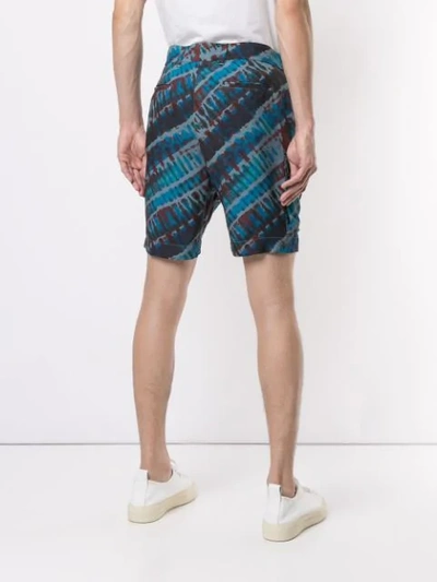Shop Missoni Printed Bermuda Shorts In Blue