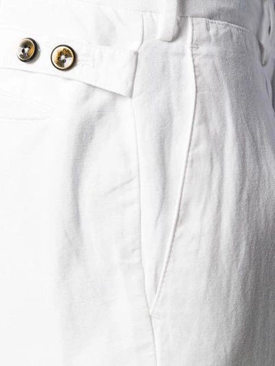 Shop Pt01 Slim Fit Trousers In White