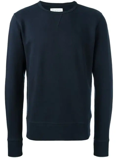 Shop Officine Generale 'sweat' French Terry Sweatshirt In Blue