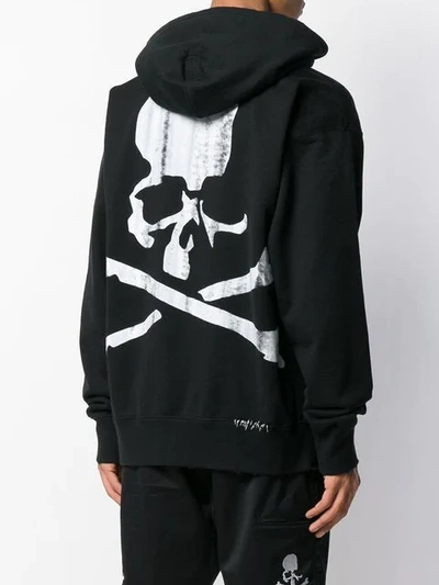 Shop Mastermind Japan Skull Print Hoodie In Black