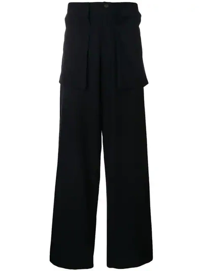 Shop Jw Anderson Large Pocket Trousers In Blue