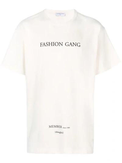 Shop Ih Nom Uh Nit Fashion Gang T-shirt - White