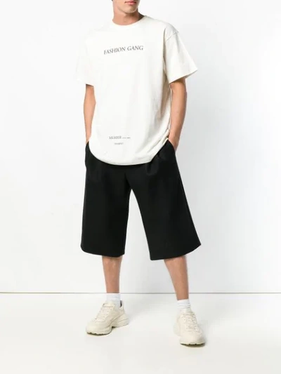 Shop Ih Nom Uh Nit Fashion Gang T-shirt - White