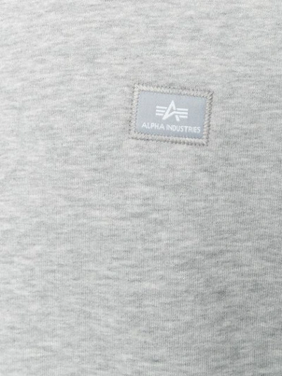 Shop Alpha Industries Pocket Detail Sweatshirt - Grey