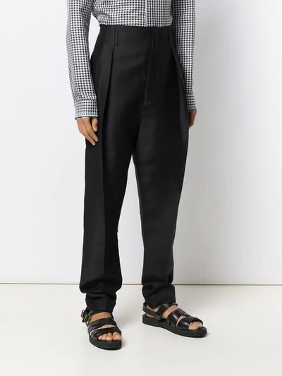 Shop Haider Ackermann Classic Tailored Trousers In Black