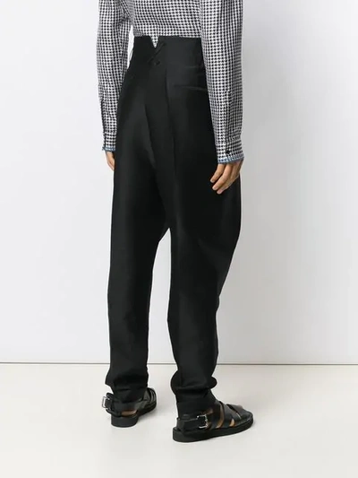 Shop Haider Ackermann Classic Tailored Trousers In Black