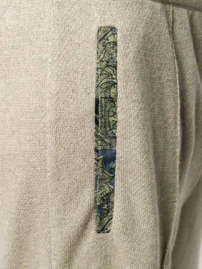 Shop Etro Seam Detail Sweatpants - Neutrals