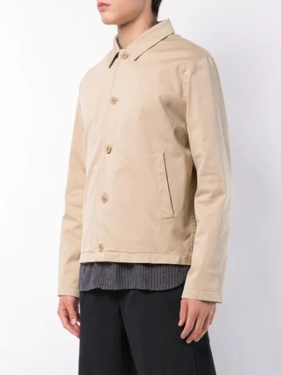 Shop Ymc You Must Create Shirt Jacket In Neutrals