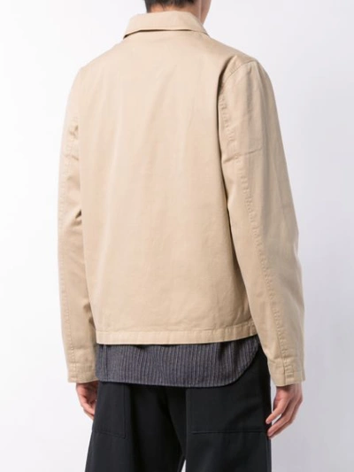 Shop Ymc You Must Create Shirt Jacket In Neutrals