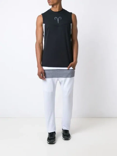 Amir Slama Striped Track Trousers In White