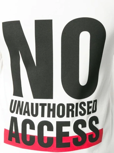 No Unauthorised Access全棉套头衫