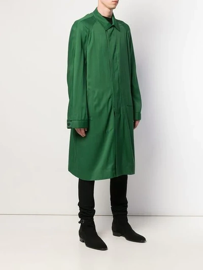 Shop Haider Ackermann Single Breasted Coat In Green