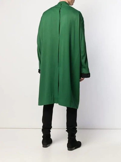 Shop Haider Ackermann Single Breasted Coat In Green