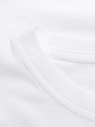 Shop Adidas Originals Logo Print T-shirt In White Blanc