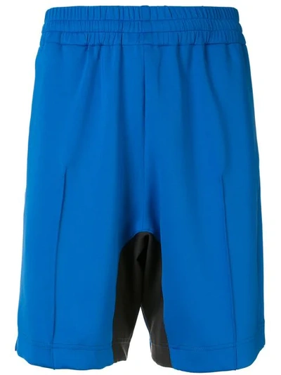 Shop Off Duty Side Stripe Track Shorts In Blue