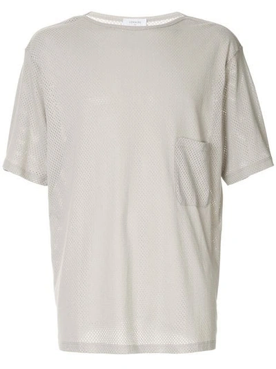 Shop Lemaire Short Sleeve T-shirt In Grey