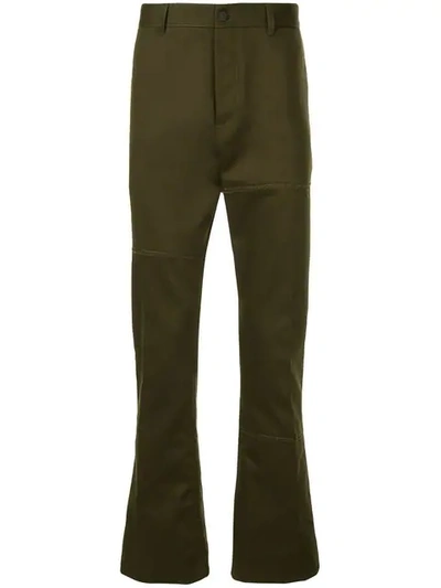 Shop Lanvin Hose Mit Geradem Bein - Grün In Green