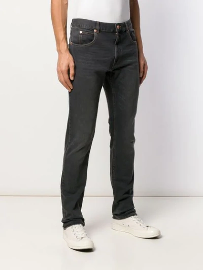 Shop Isabel Marant Classic Slim-fit Jeans In Grey