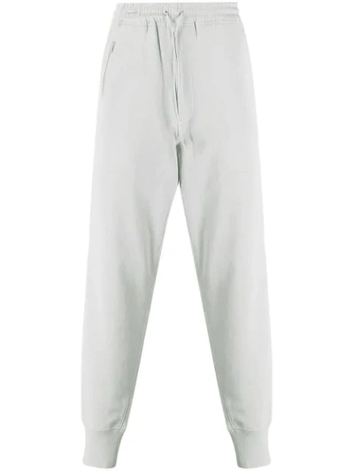 Shop Y-3 Drawstring Track Trousers In Grey