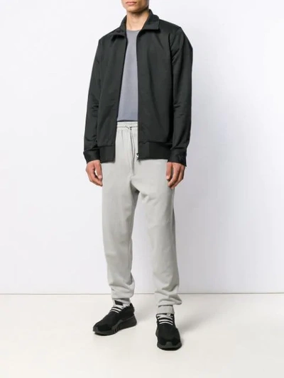 Shop Y-3 Drawstring Track Trousers In Grey