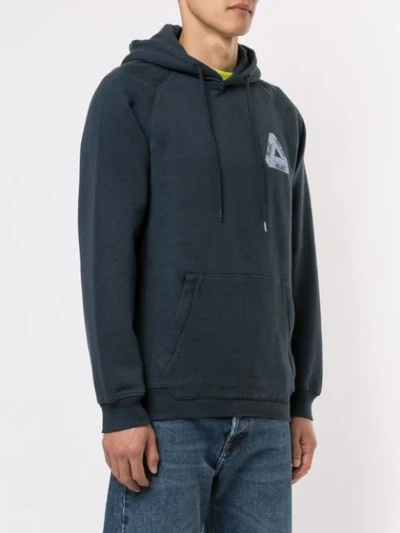 Shop Palace Slub Hoodie In Blue