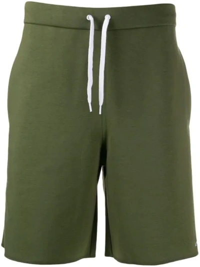 Shop Apc Rene Bermuda Shorts In Green