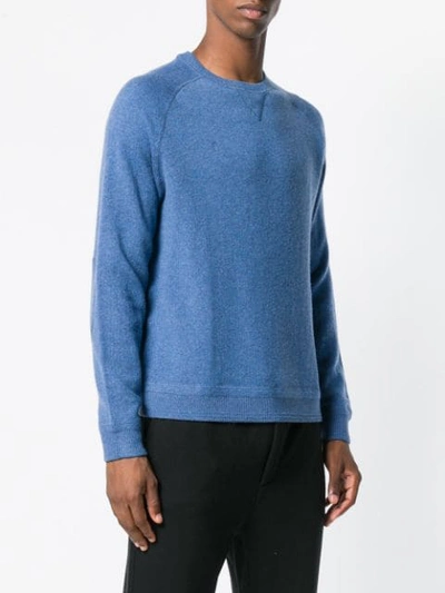 Shop Polo Ralph Lauren Round Neck Sweater In Blue