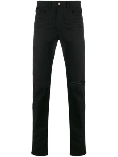 Shop Saint Laurent Skinny-fit Jeans In Black
