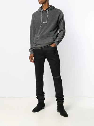 Shop Saint Laurent Skinny-fit Jeans In Black