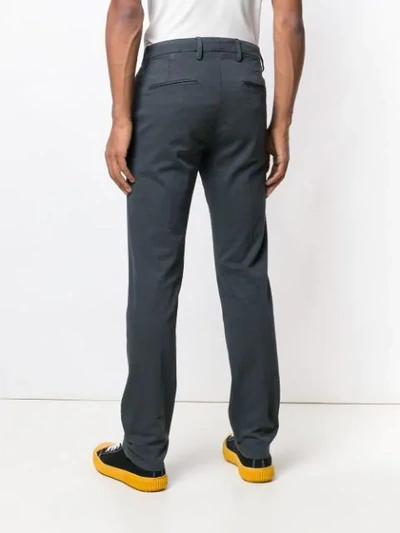 Shop Dondup Straight-leg Trousers - Grey