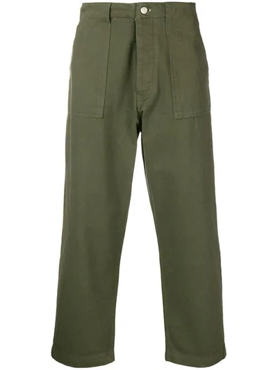 Shop Société Anonyme Baggy Fit Trousers In Green