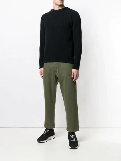 Shop Société Anonyme Baggy Fit Trousers In Green