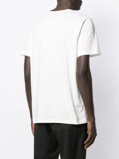 Shop Moschino T-shirt Mit Logo-print - Weiss In White