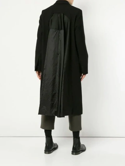 Shop Rick Owens Flag Coat In Black