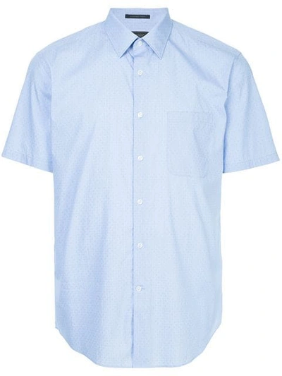Shop D'urban Short Sleeved Shirt In Blue