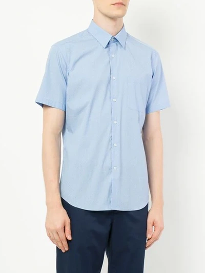 Shop D'urban Short Sleeved Shirt In Blue