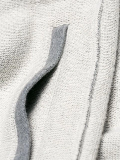 Shop Maison Margiela Reversed Track Pants In Grey