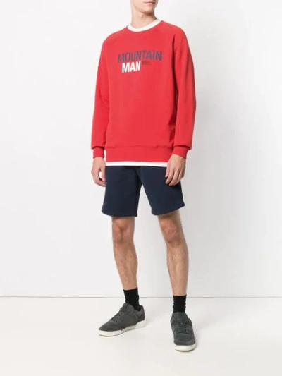 Shop Ron Dorff Mountain Man Sweatshirt - Red