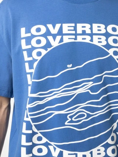 Shop Charles Jeffrey Loverboy Cult Of Jupiter T-shirt In Blue