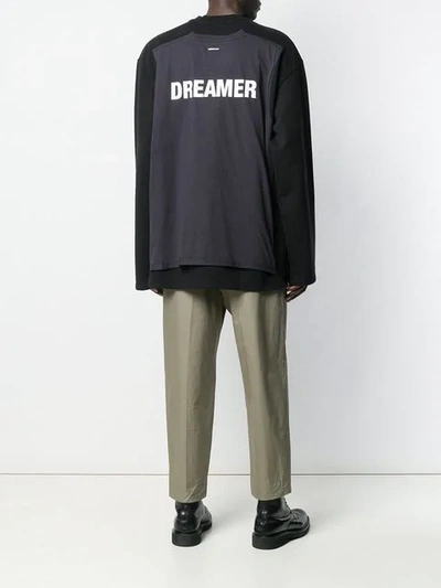 Shop Yang Li Dreamer Print Sweatshirt In Black