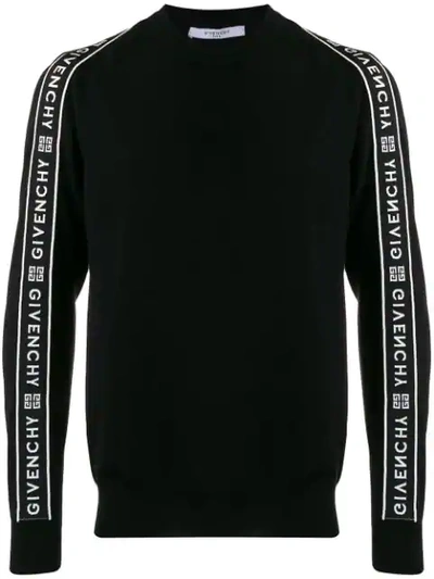 Shop Givenchy Pullover Mit Logo In Black
