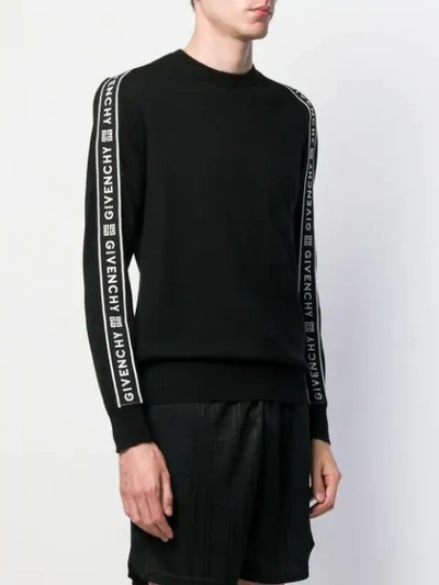 Shop Givenchy Pullover Mit Logo In Black