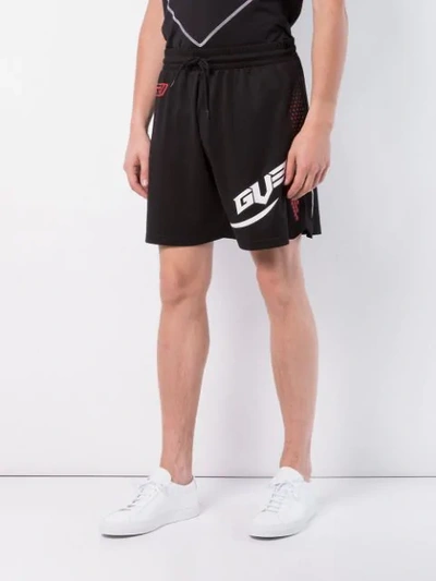 Shop Givenchy Gv3 Track Shorts In Black