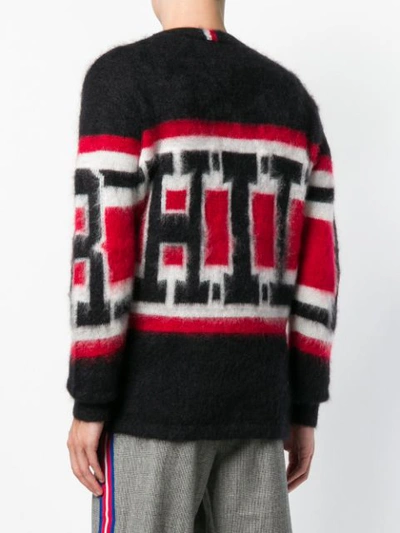 Shop Tommy Hilfiger Hilfiger Collection Knitted Hilfiger Jumper - Black