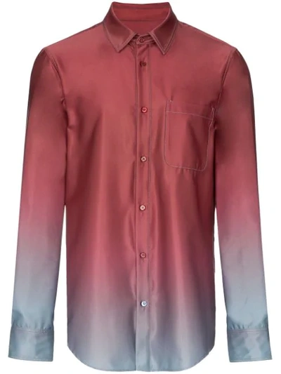 Shop Sies Marjan Sander Gradient Shirt In Red