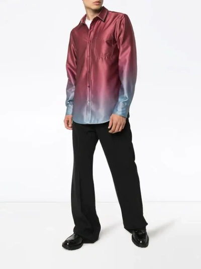 SIES MARJAN SANDER GRADIENT SHIRT - 红色