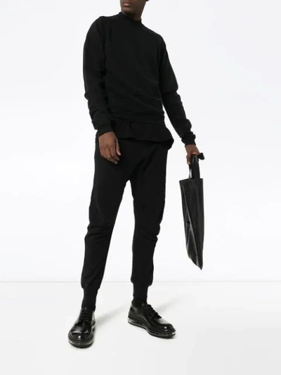 HAIDER ACKERMANN MOONSHAPE PERTH TRACK TROUSERS - 黑色