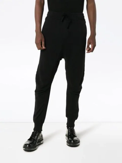 HAIDER ACKERMANN MOONSHAPE PERTH TRACK TROUSERS - 黑色