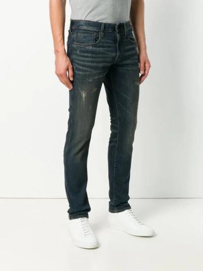 Shop G-star Raw Research Slim-fit Jeans - Blue